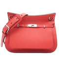 Hermes Jypsiere 28 Bougainvillea Silver Taurillon Clemence Shoulder Bag
