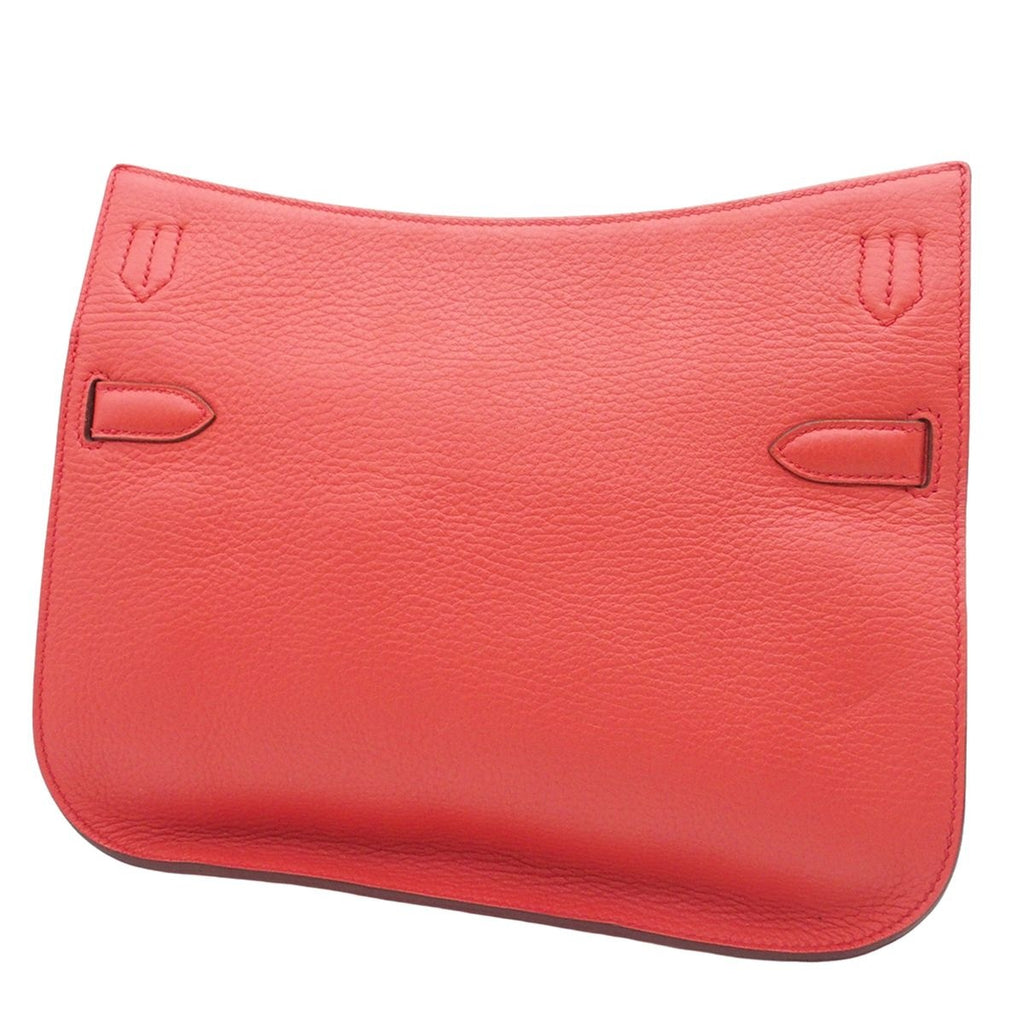 Hermes Jypsiere 28 Bougainvillea Silver Taurillon Clemence Shoulder Bag — view 2