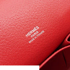Hermes Jypsiere 28 Bougainvillea Silver Taurillon Clemence Shoulder Bag — view 6