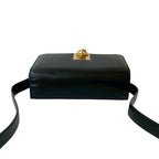 Celine Vintage Logo Ring Hardware Calf Leather Shoulder Bag