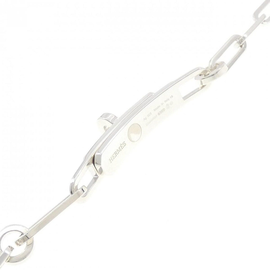 Hermes Kelly Chaine Necklace Silver — view 2