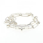Hermes Kelly Chaine Necklace Silver — view 3
