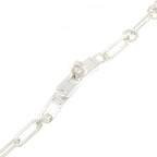 Hermes Kelly Chaine Necklace Silver