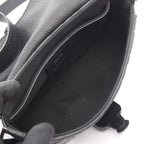 Dior Shoulder Bag Saddle Messenger Mini Gravity Black Leather — view 3