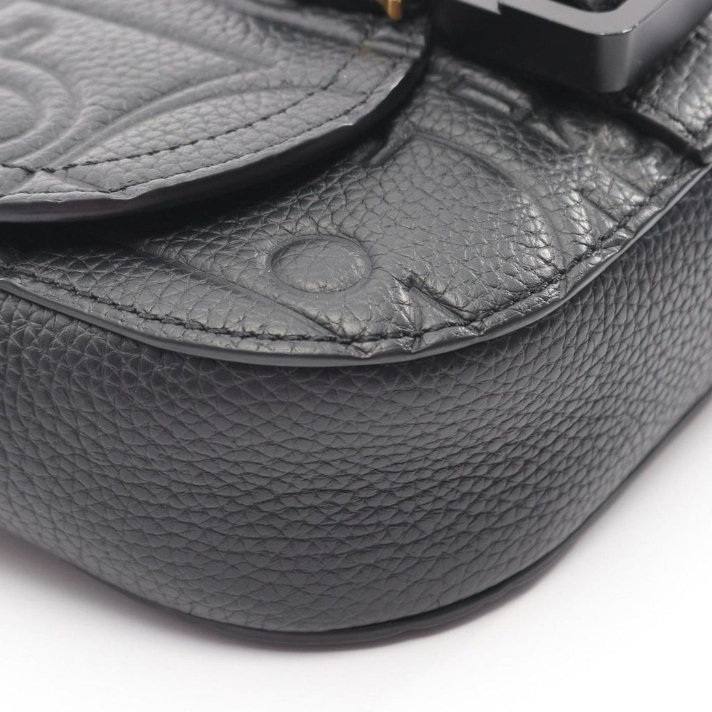 Dior Shoulder Bag Saddle Messenger Mini Gravity Black Leather — view 5
