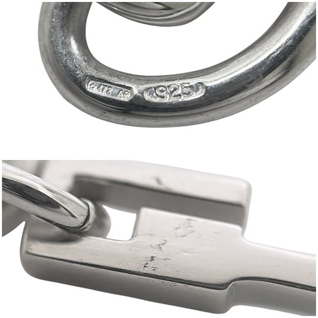 Gucci Necklace 5 Charm Silver Polished Ag 925 — view 9