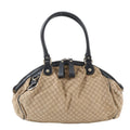 Gucci Diamante Satchel Leather Canvas Tote Shoulder