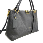 Louis Vuitton Shoulder Bag Monogram Empreinte Tote MM Noir 2-Way — view 2