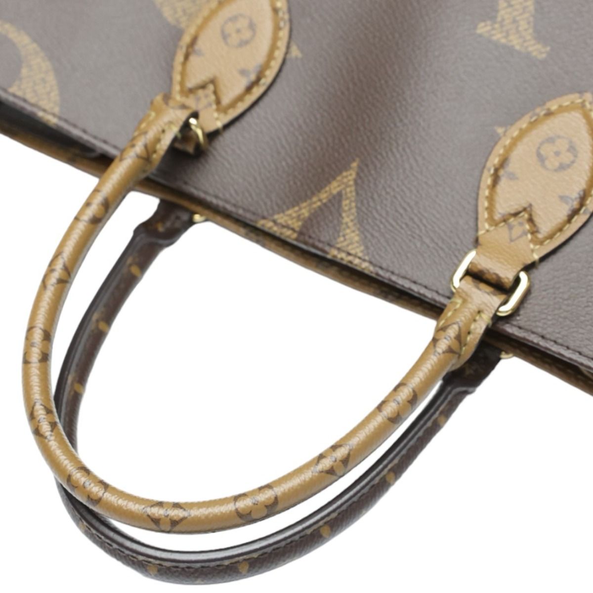 Louis Vuitton Monogram Tote On The Go MM Bag Brown — view 9