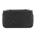 Louis Vuitton Damier Infini Zippy XL Zip Around Wallet Leather Onyx