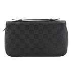 Louis Vuitton Damier Infini Zippy XL Zip Around Wallet Leather Onyx