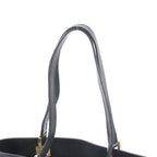 Gucci GG Canvas 002 Leather Tote Shoulder Hand Black — view 2