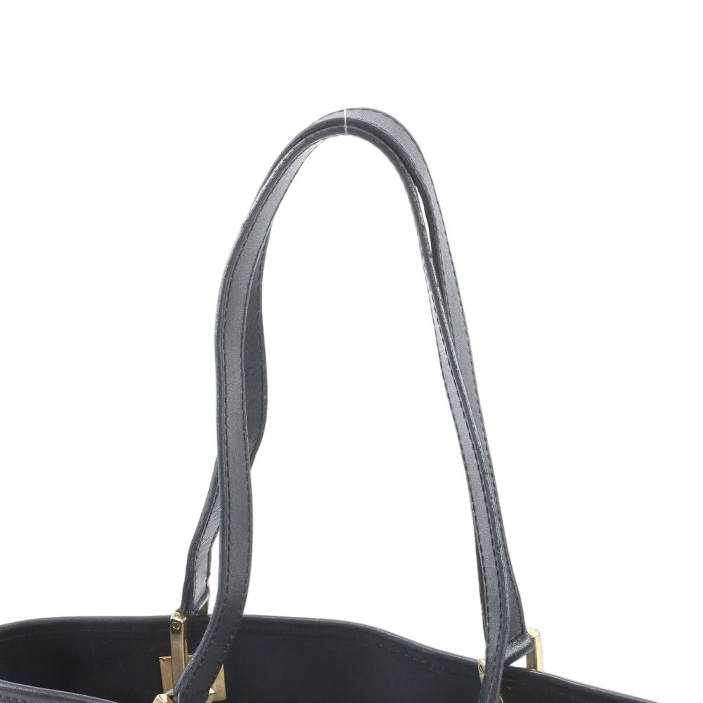 Gucci GG Canvas 002 Leather Tote Shoulder Hand Black — view 2