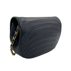 Chanel Half Moon Unknown Lambskin Black Shoulder Bag Gold — view 2