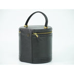 Louis Vuitton LV Cannes Epi Leather Vanity Bag Handbag Black Bag — view 2