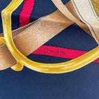 Hermes Scarf Silk Carre 90 Grand Manege Detail Black — view 8