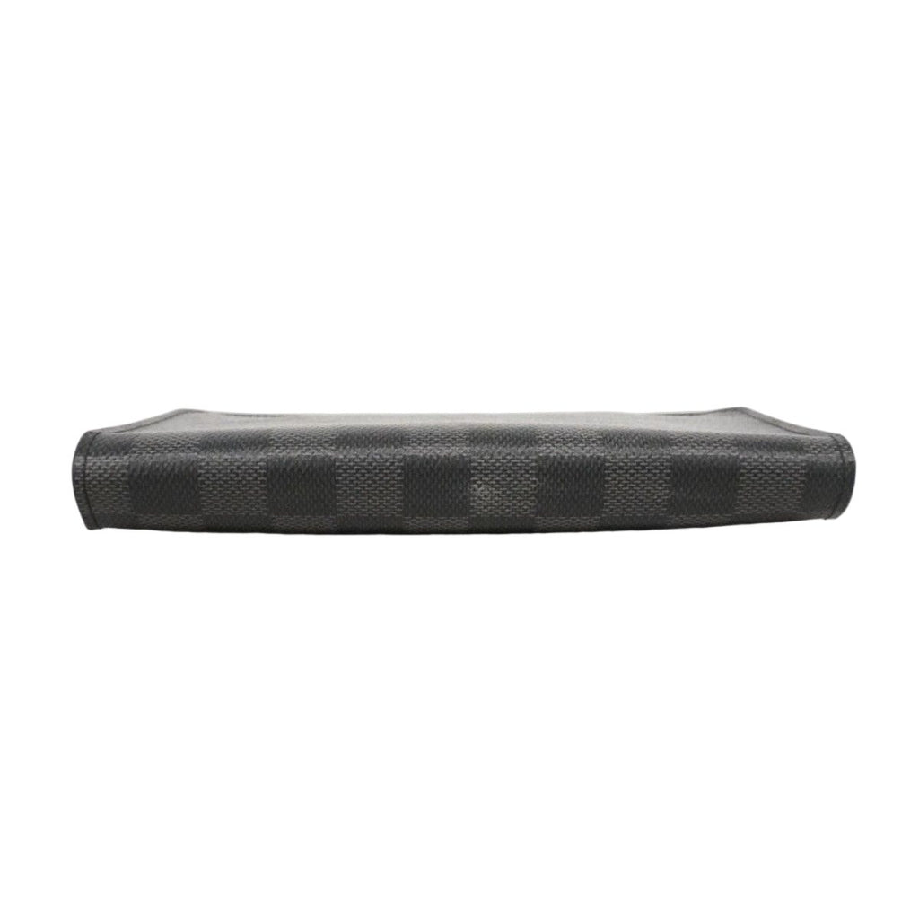 Louis Vuitton Long Bill Holder Damier Graphite Portefeuille Gray Black Wallet — view 2