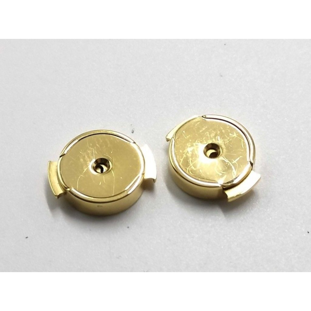 Hermes Earrings Cage Ash Cube White Gold Metal — view 6