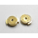 Hermes Earrings Cage Ash Cube White Gold Metal — view 6