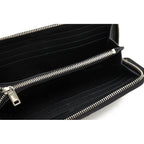 Yves Saint Laurent Long Wallet Women Leather Black — view 6