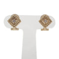 Christian Dior Jewelry Earrings 18K Yellow Gold Diamond