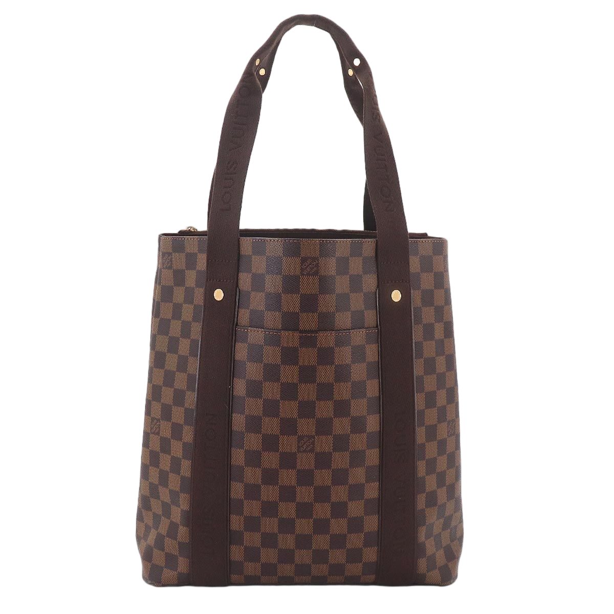 Louis Vuitton Damier Cabas Beaubourg Tote Ebene Gold