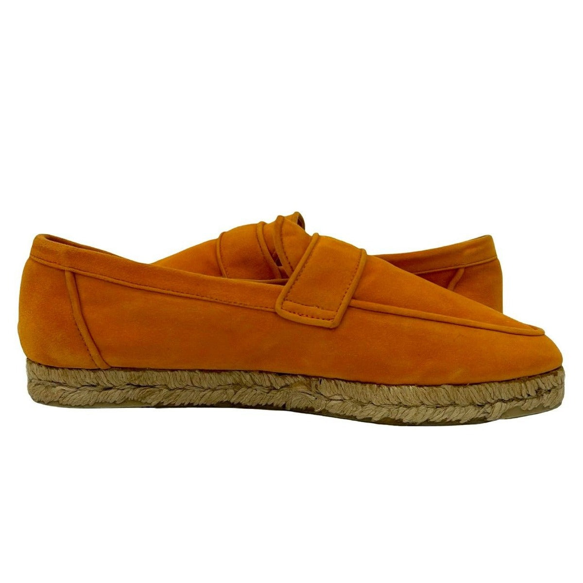 Hermes and Espadrille Slip Ons Logo Suede Loafers — view 7