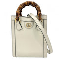 Gucci 3-Way Bamboo Diana Mini Tote Bag Handbag Shoulder Crossbody GG