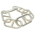 Hermes Chaine D'ancre Bracelet Silver Vintage