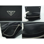 Prada Nylon Long Wallet Black — view 8