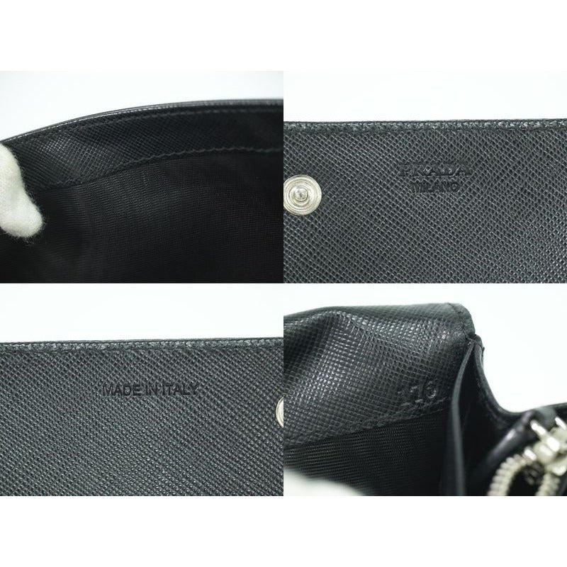Prada Nylon Long Wallet Black — view 9