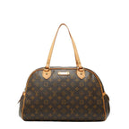 Louis Vuitton Monogram Montorgueil GM Tote Brown Leather