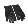Hermes Lambskin Gloves Winter Gear Size 7 1/2 Black Fr2055