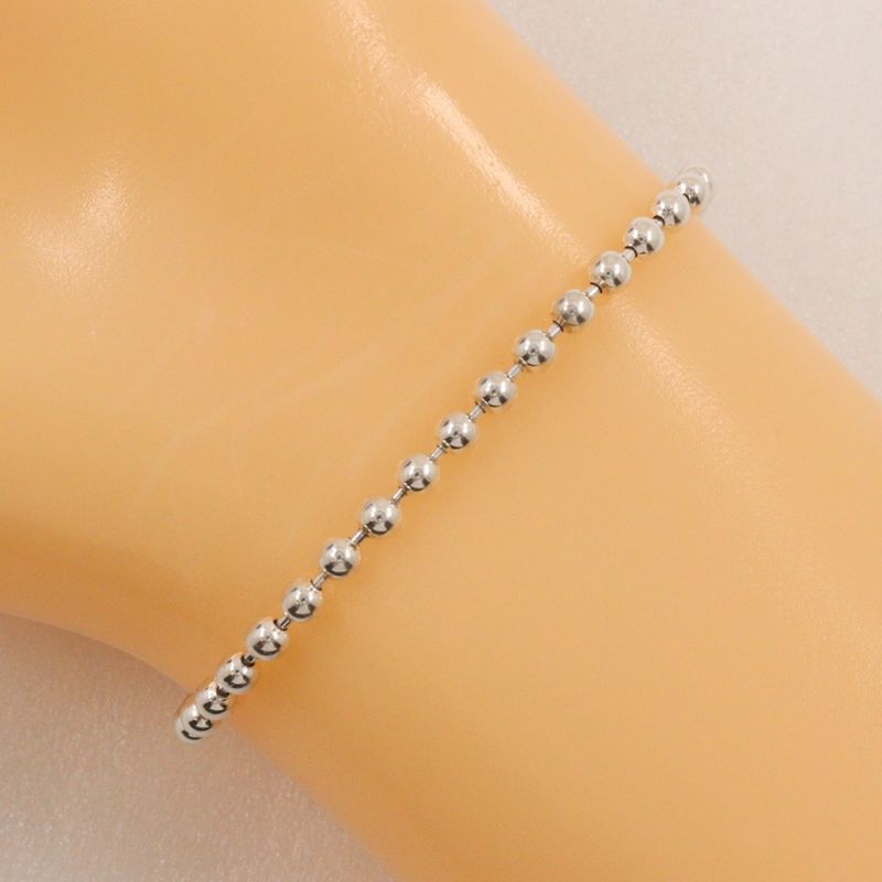 Gucci Interlocking G Ball Chain Silver 925 Red 20.8 Bracelet — view 4