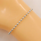 Gucci Interlocking G Ball Chain Silver 925 Red 20.8 Bracelet — view 4