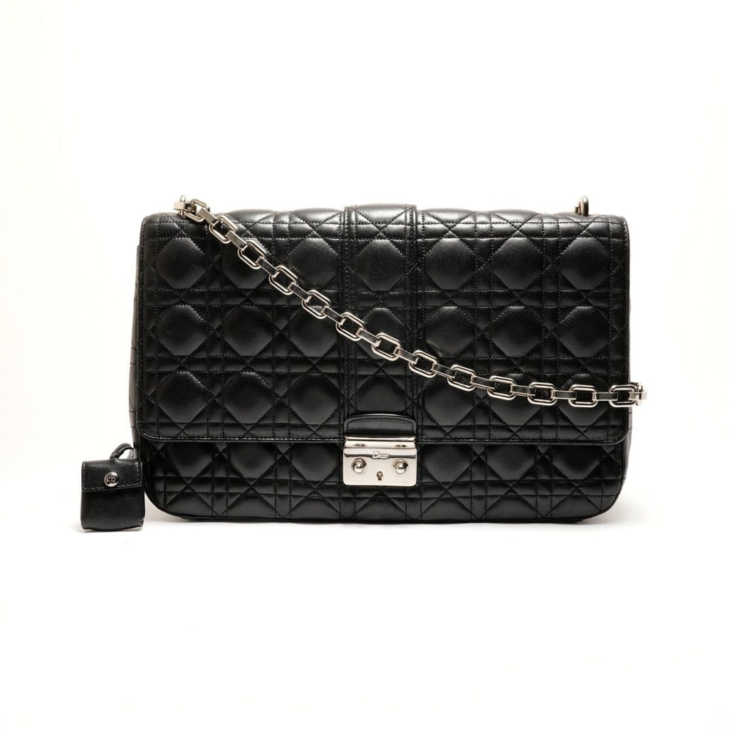 Dior Shoulder Bag Cannage Leather New Rock Chain Large