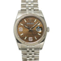 Rolex Datejust Roulette Watch 18k White Gold Automatic Winding
