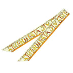 Hermes Twilly Scarf Silk Willy Alphabet 3 Forest Animals — view 2