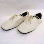 Loewe Flat Shoes off White Size 37 Leather — view 2