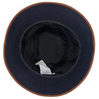 Hermes Bucket Hat Black Brown Buckeye Size 57 — view 6