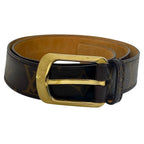 Louis Vuitton M6919 Ct0065 Belt Santure Ellipse Monogram Canvas Brown Gold Logo