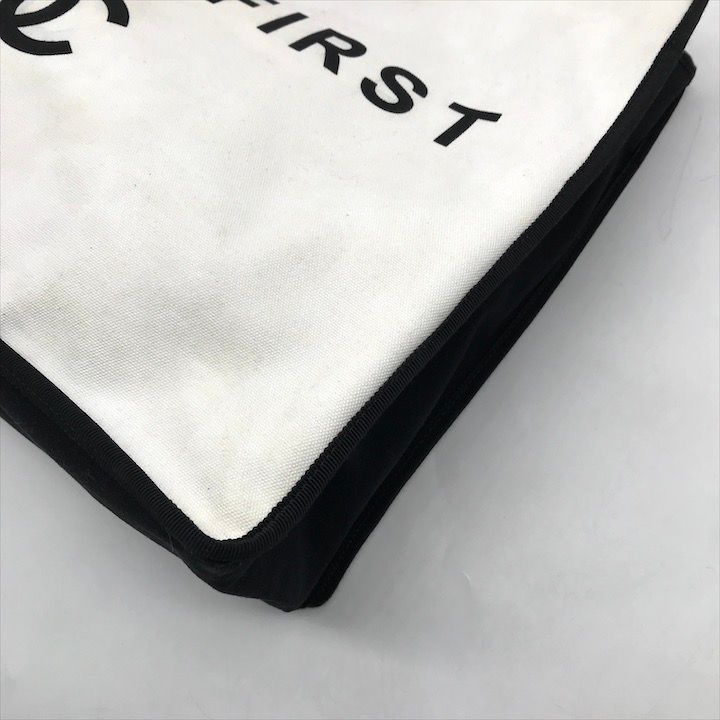 Chanel CC Logo First Canvas Tote White with Whistle — view 6
