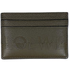 Loewe Logo Card Case Signature Plain Holder Pass Leather