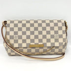 Louis Vuitton Favorite MM Damier Azur Shoulder Bag
