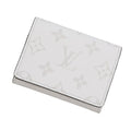 Louis Vuitton Card Case Monogram Taigarama Amberop Business Holder White