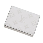 Louis Vuitton Card Case Monogram Taigarama Amberop Business Holder White