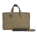 Hermes Sac Vero Etoupe Silver Hardware Taurillon Clemence Tote Bag