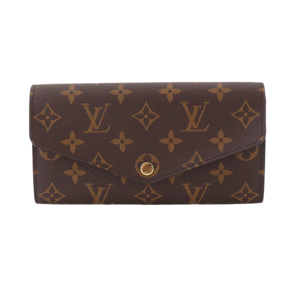 Louis Vuitton Exhibition Monogram Portefeuille Sarah Bifold Wallet Rose Valley