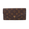 Louis Vuitton Exhibition Monogram Portefeuille Sarah Bifold Wallet Rose Valley