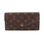 Louis Vuitton Exhibition Monogram Portefeuille Sarah Bifold Wallet Rose Valley